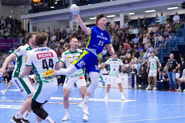 22 11 2025, xydrx, Handball, 1 HBL, VFL Gummersbach SC DHfk Leipzig, Schwalbe Arena Ole Pregler VFL Gummersbach 23 North Rhine-Westphalia Germany