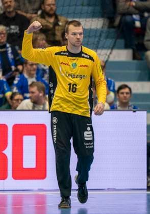 Tomas Mrkva SC DHfK Leipzig VfL Gummersbach SC DHfK Leipzig, Handball Daikin HBL Handball Bundesliga, 13, Matchday, 22 11 2025 Copyright: HMBxMedia xMarcoxBader