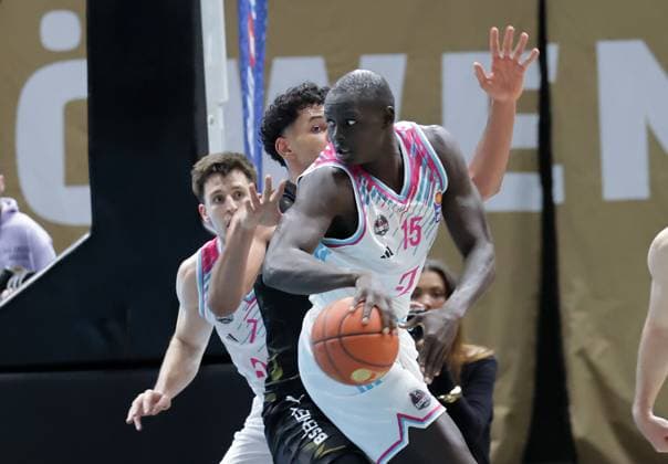 Kur Jongkuch Telekom Baskets Bonn Basketball, Men, Season 2025 2026, easyCredit Basketball Bundesliga, Basketball Loewen Braunschweig vs Telekom Baskets Bonn