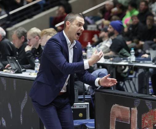 Head Coach Marko Stankovic Telekom Baskets Bonn Basketball, Men, Season 2025 2026, easyCredit Basketball Bundesliga, Basketball Loewen Braunschweig vs Telekom Baskets Bonn