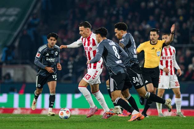 COLOGNE, GERMANY - 22 NOVEMBER, 2025: Said El Mala - The football match of Bundesliga 1.FC Koeln vs SG Eintracht Frankfurt at Rhein Energie Stadion.  Copyright: xVITALIIxKLIUIEVx