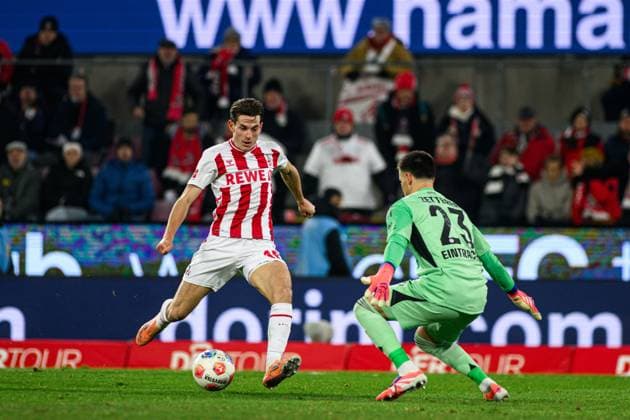 COLOGNE, GERMANY - 22 NOVEMBER, 2025: Jakub Kaminski - The football match of Bundesliga 1.FC Koeln vs SG Eintracht Frankfurt at Rhein Energie Stadion.  Copyright: xVITALIIxKLIUIEVx