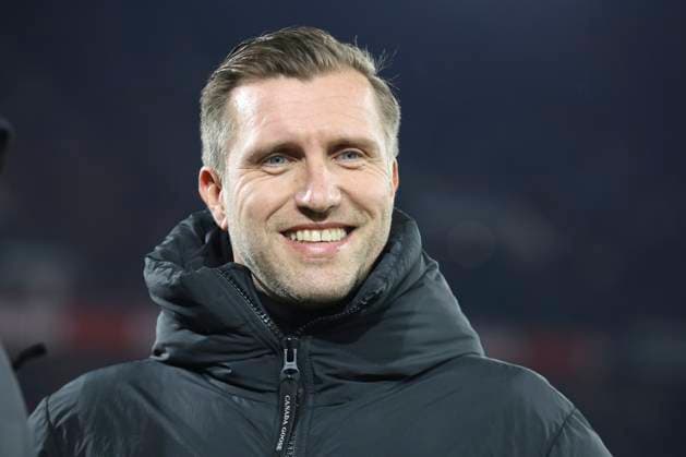 Chief Sports Officer Markus Krösche Eintracht Frankfurt laughs during the Bundesliga match between 1 FC Köln and Eintracht Frankfurt at RheinEnergieSTADION on November 22, 2025 in Cologne, Germany, Germany Photo by Oliver Kaelke DeFodi Images Chief Sports Officer Markus Krösche Eintracht Frankfurt laughs during the Bundesliga match between 1 FC Köln and Eintracht Frankfurt at RheinEnergieSTADION on November 22, 2025 in Köln, Germany Photo by Oliver Kaelke DeFodi Images DFL regulations prohibit any use of photographs as image sequences and or quasi video Photo by Oliver Kaelke DeFodi Images