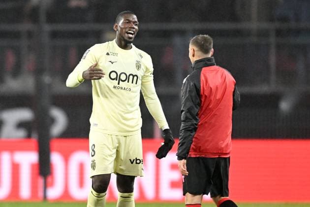 Stade Rennais FC v AS Monaco - Ligue 1 McDonald s 2025 2026 08 Paul POGBA (asm) during the Ligue 1 McDonald s match between Rennes and Monaco at Roazhon Park on November 22, 2025 in Rennes, France. Rennes France  Copyright: xFEPx 776417223