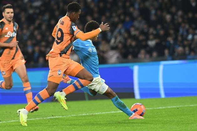 David Neres of SSC Napoli scoring his second goal of 2-0 during the Serie A Enilive match between SSC Napoli vs Atalanta BC at Diego Armndo Maradona Stadium  Copyright: xDaniloxGemito IPAxSportx xipa-agency.netx xx IPA_68267554 IPA_Agency_IPA68267554