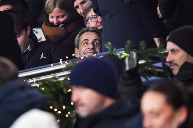 FOOTBALL : Paris Saint Germain vs Havre AC - Ligue 1 McDonalds - JournÃ e 13 - 22 11 2025 Nicolas Sarkozy ParisFrance  Copyright: xBaptistexAutissierx
