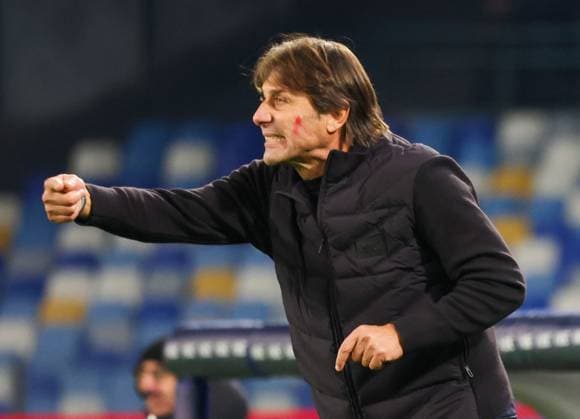November 22, 2025, Napoli, Campania, ITALIA: Antonio Conte Head Coach of SSC Napoli During the 2025 26 Italian Serie A football match between SSC Napoli and Atalanta on November 22, 2025, at the Diego Armando Maradona Stadium in Naples...Pictured: Napoli ITALIA - ZUMAs236 20251122_aap_s236_024 Copyright: xFabioxSassox