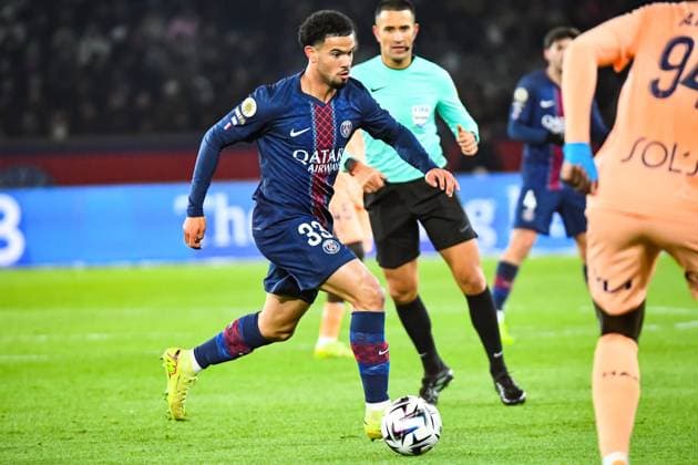 FOOTBALL : Paris Saint Germain vs Havre AC - Ligue 1 McDonalds - JournÃ e 13 - 22 11 2025 Warren Zaire-Emery (Paris SG) ParisFrance  Copyright: xBaptistexAutissierx