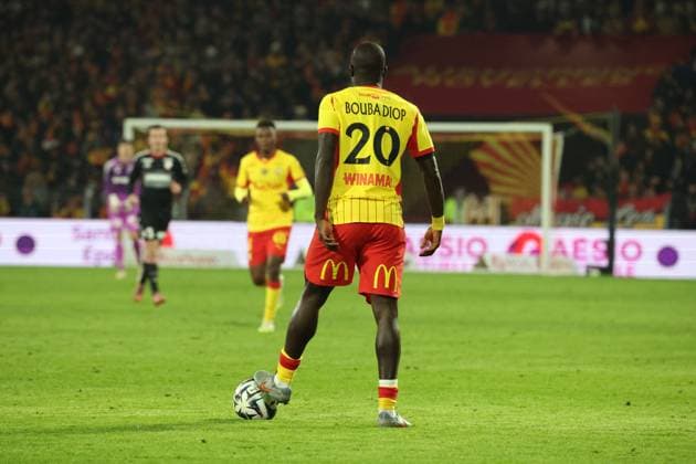 FOOTBALL : RC Lens vs RC Strasbourg - Ligue 1 J13 - 22 11 2025 Malang SARR (RC Lens) lors du match RC Lens vs RC Strasbourg, Ligue 1 J13, stade Bollaert-Delelis, le 22 novembre 2025 - photo Laurent Sanson PsnewZ  Copyright: xLaurentxSANSONx xPsnewZx