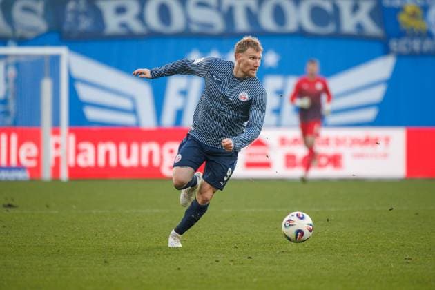 Andreas Voglsammer Rostock GER, FC Hansa Rostock vs 1 FC Schweinfurth 05, Football, Men, 3 Liga, 15 Matchday, Season 2025 2026, 22 11 2025 Rostock Ostseestadion Mecklenburg Vorpommern Germany