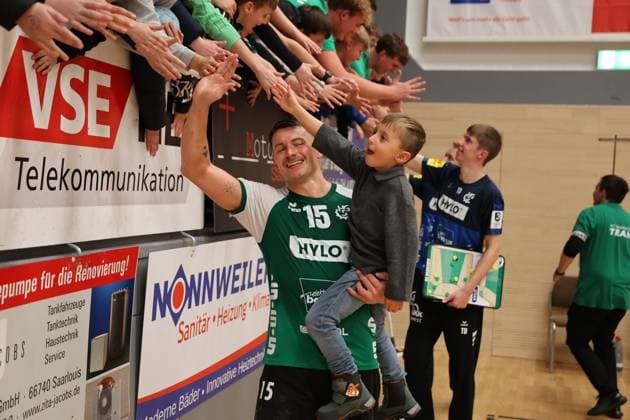 22 11 2025, Handball, Men, 3 League, Season South West, Season 2025 2026, HG Saarlouis TV Gelnhausen, Yves Kunkel HG Saarlouis Saarlouis Stadtgartenhalle Saarland Germany DEU Copyright: xSebastianxBachx