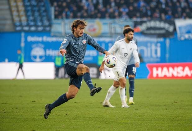 Benno Dietze Rostock GER, FC Hansa Rostock vs 1 FC Schweinfurth 05, Football, Men, 3 Liga, 15 Matchday, Season 2025 2026, 22 11 2025 Rostock Ostseestadion Mecklenburg Vorpommern Germany