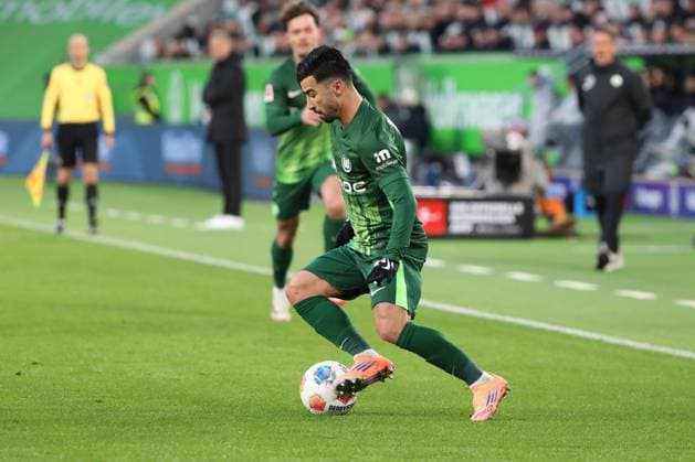 VfL vs Leverkusen, 1 BL Wolfsburg, 22 11 2025, FOOTBALL VfL Wolfsburg vs Bayer 04 Leverkusen, 1 BL, Season 2025 26 Mohammed Amoura VfL Wolfsburg Wolfsburg