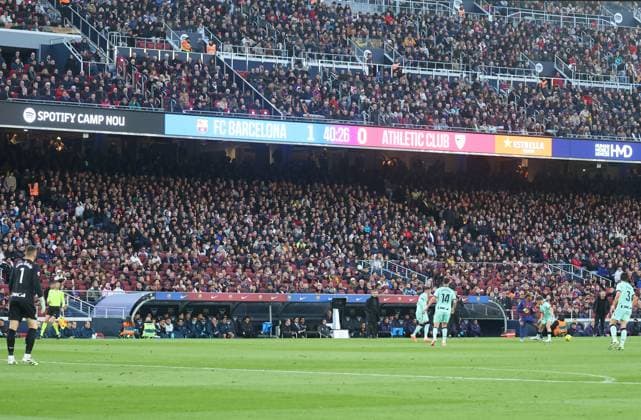 FC Barcelona, Barca v Athletic Club - LaLiga EA Sports The match between FC Barcelona and Athletic Club corresponds to week 13 of LaLiga EA Sports and takes place at the Spotify Camp Nou in Barcelona, Spain, on November 22, 2025. Barcelona Barcelona Spain  Copyright: xUrbanandsportx originalFilename:urbanandsport-fcbarcel251122_npQ5U.jpg