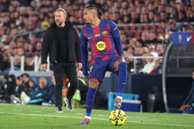 FC Barcelona, Barca v Athletic Club - LaLiga EA Sports Raphinha Dias plays during the match between FC Barcelona and Athletic Club, corresponding to week 13 of LaLiga EA Sports, at the Spotify Camp Nou, in Barcelona, Spain, on November 22, 2025. Barcelona Barcelona Spain  Copyright: xUrbanandsportx originalFilename:urbanandsport-fcbarcel251122_npQO1.jpg