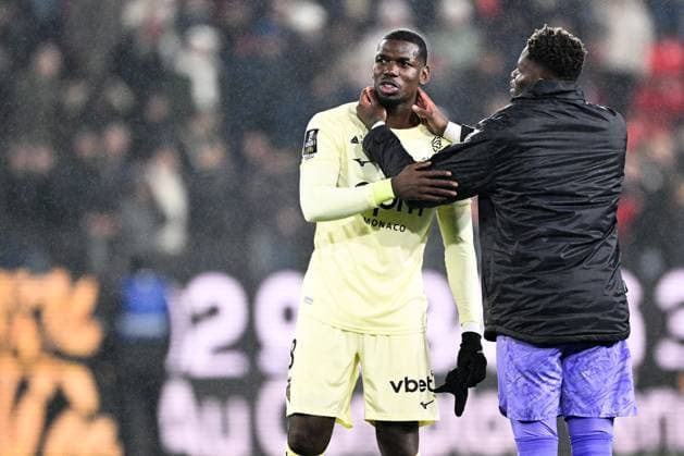 Stade Rennais FC v AS Monaco - Ligue 1 McDonald s 2025 2026 08 Paul POGBA (asm) during the Ligue 1 McDonald s match between Rennes and Monaco at Roazhon Park on November 22, 2025 in Rennes, France. Rennes France  Copyright: xFEPx 776417223