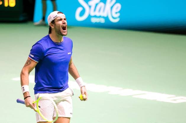 TENNIS - Internazionali di Tennis - Davis Cup - Final Eight Matteo Berrettini ITA during Davis Cup - Final Eight, International Tennis match in Bologna, Italy, November 22 2025 Bologna Italy  Copyright: xIPAxSport ABACAx