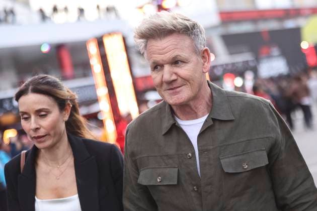 Formula1; Round22; Las Vegas Grand Prix; USA Gordon Ramsay chef during Formula1 Heineken Las Vegas Grand Prix on november 22., 2025 in Las Vegas Strip Circuit, United States Of America Zsombor Toth Las Vegas Las Vegas Strip Circuit Nevada United States Of America
