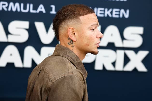 LAS VEGAS, NV - NOVEMBER 22: Country singer Kane Brown on the red carpet prior to the the Formula 1 Las Vegas Grand Prix on November 22, 2025 on the Las Vegas Strip Circuit in Las Vegas, Nevada.(Photo by Jeff Speer Icon Sportswire) AUTO: NOV 22 F1 Las Vegas Grand Prix EDITORIAL USE ONLY Icon2511220481