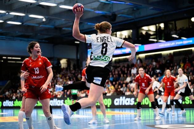Handball, Women Laenderspiel Germany Switzerland Nina Engel Germany Goeppeingen EWS Arena Germany