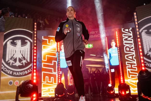Handball, Womens international Germany Switzerland Goalkeeper Katharina Filter Germany Goeppeingen EWS Arena Germany