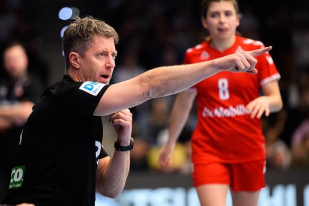 Handball, Women Laenderspiel Germany Switzerland Coach Markus Gaugisch Germany Goeppeingen EWS Arena Germany