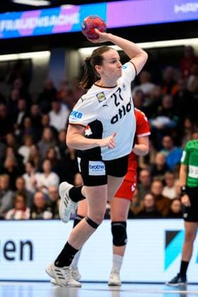Handball, Women Laenderspiel Germany Switzerland Julia Maidhof Germany Goeppeingen EWS Arena Germany