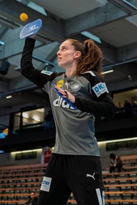 Handball, womens international Germany Switzerland Goalkeeper Sarah Wachter Germany Goeppeingen EWS Arena Germany