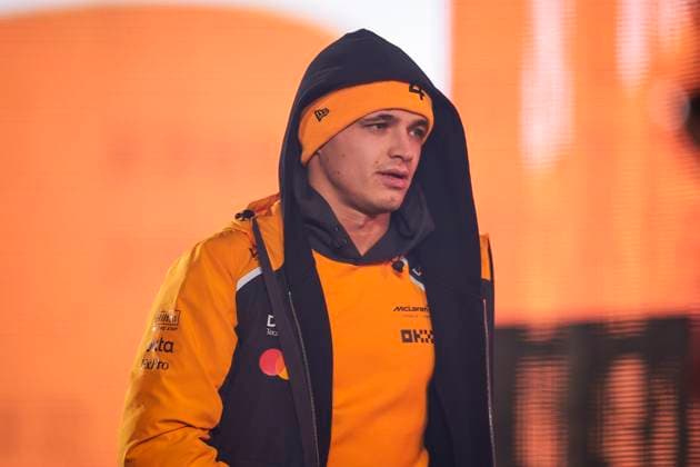 F1 - LAS VEGAS GRAND PRIX 2025 NORRIS Lando (gbr), McLaren F1 Team MCL39, portrait during the 2025 Formula 1 Las Vegas Grand Prix, 22th round of the 2025 FIA Formula One World Championship, WM, Weltmeisterschaft from November 21 to 23, 2025 on the Las Vegas Strip Circuit, in Paradise, Nevada, United States of America - ParadiseUnited States  Copyright: xEricxAlonsox