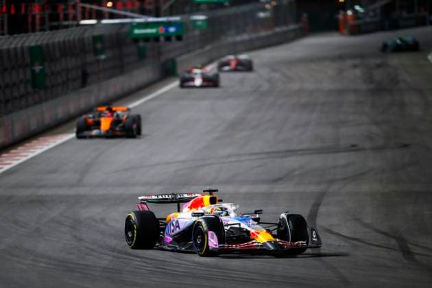 F1 - LAS VEGAS GRAND PRIX 2025 06 HADJAR Isack (fra), Visa Cash App RB F1 Team VCARB02, action during the 2025 Formula 1 Las Vegas Grand Prix, 22th round of the 2025 FIA Formula One World Championship, WM, Weltmeisterschaft from November 21 to 23, 2025 on the Las Vegas Strip Circuit, in Paradise, Nevada, United States of America - ParadiseUnited States  Copyright: xJoaoxFilipex