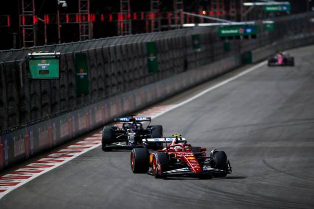 F1 - LAS VEGAS GRAND PRIX 2025 44 HAMILTON Lewis (gbr), Scuderia Ferrari SF-25, action during the 2025 Formula 1 Las Vegas Grand Prix, 22th round of the 2025 FIA Formula One World Championship, WM, Weltmeisterschaft from November 21 to 23, 2025 on the Las Vegas Strip Circuit, in Paradise, Nevada, United States of America - ParadiseUnited States  Copyright: xJoaoxFilipex