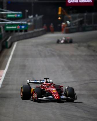 F1 - LAS VEGAS GRAND PRIX 2025 16 LECLERC Charles (mco), Scuderia Ferrari SF-25, action during the 2025 Formula 1 Las Vegas Grand Prix, 22th round of the 2025 FIA Formula One World Championship, WM, Weltmeisterschaft from November 21 to 23, 2025 on the Las Vegas Strip Circuit, in Paradise, Nevada, United States of America - ParadiseUnited States  Copyright: xJoaoxFilipex