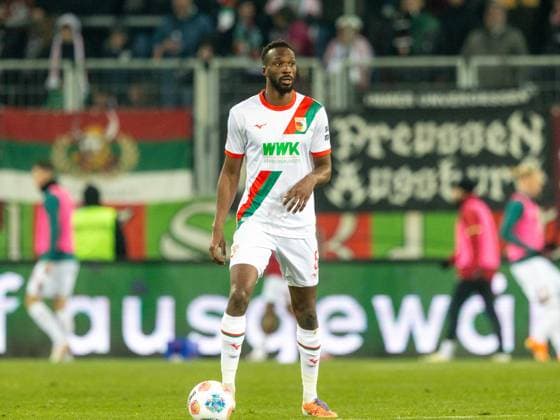Augsburgs 5 Chritslain Iris Aurel MATSIMA Soccer Augsburg Hamburg 1 0 Soccer Bundesliga, FC Augsburg Hamburger SV, 11 Matchday, Season 2025 2026, on 22 11 2025 in Augsburg, W W K A R E N A, Germany Source Copyright Credit Oryk HAIST xFUSSBALL-AUGSBURG-HAMBURGx