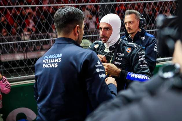 F1 - LAS VEGAS GRAND PRIX 2025 SAINZ Carlos (spa), Williams Racing FW47, portrait during the 2025 Formula 1 Las Vegas Grand Prix, 22th round of the 2025 FIA Formula One World Championship, WM, Weltmeisterschaft from November 21 to 23, 2025 on the Las Vegas Strip Circuit, in Paradise, Nevada, United States of America - ParadiseUnited States  Copyright: xJoaoxFilipex