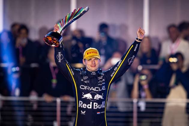 F1 - LAS VEGAS GRAND PRIX 2025 VERSTAPPEN Max (ned), Red Bull Racing RB21, portrait, during the 2025 Formula 1 Las Vegas Grand Prix, 22th round of the 2025 FIA Formula One World Championship, WM, Weltmeisterschaft from November 21 to 23, 2025 on the Las Vegas Strip Circuit, in Paradise, Nevada, United States of America - ParadiseUnited States Copyright: xAndrà xFerreirax