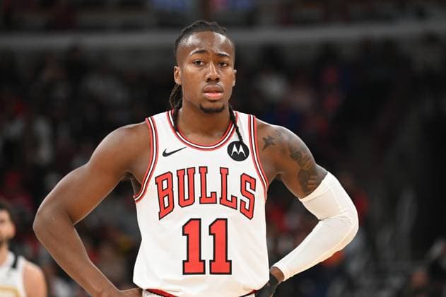 Chicago Bulls v Washington Wizards - NBA, Basketball Herren, USA CHICAGO, UNITED STATES - NOVEMBER 22: Ayo Dosunmu (11) of Chicago Bulls is seen during NBA basketball game between Chicago Bulls and Washington Wizards at the United Center in Chicago, United States on November 22, 2025. Jacek Boczarski Anadolu Chicago United States. Editorial use only. Please get in touch for any other usage.  Copyright: x2025xAnadoluxJacekxBoczarskix
