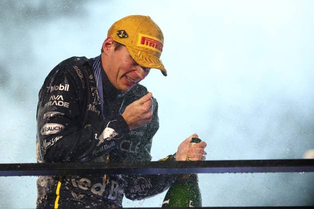 Formula 1 Las Vegas Grand Prix 2025 Max Verstappen of Red Bull celebrates after winning the Las Vegas GP 2025 at the Las Vegas Strip Circuit, Nevada, United States on 22 November 2025 Credit: Shaun Brooks Every Second Media Editorial use only. All images are copyright Every Second Media Limited. No images may be reproduced without prior permission. Copyright: xIMAGO EveryxSecondxMediax ESM-1645-0024 ShaunxBrooksx xEveryxSecondxMediax
