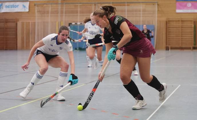 Ludwigsburg , Hockey TK Bundesliga Cup , HC Ludwigsburg vs RTHC Leverkusen , right Jessica Schwarz Lubu