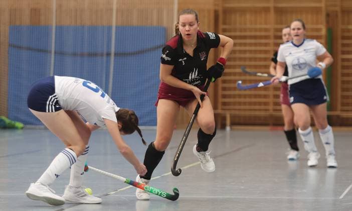Ludwigsburg , Hockey TK Bundesliga Cup , HC Ludwigsburg vs RTHC Leverkusen , center Greta Meissner Lubu