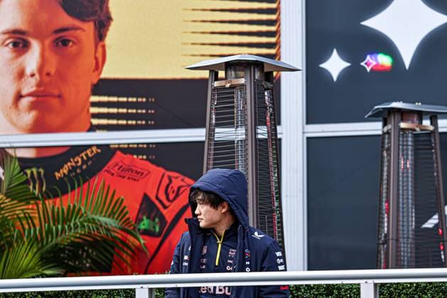 Yuki Tsunoda (JPN) - Oracle Red Bull Racing - Red Bull RB21 - Honda RBPT during the Sunday of the Formula 1 Heineken Las Vegas Grand Prix 2025 at Las Vegas Strip Circuit, ahead of Round 22 of 24 of the 2025 FIA Formula One World Championship, WM, Weltmeisterschaft (November 20-23, 2025). Formula 1 Heineken Las Vegas Grand Prix 2025