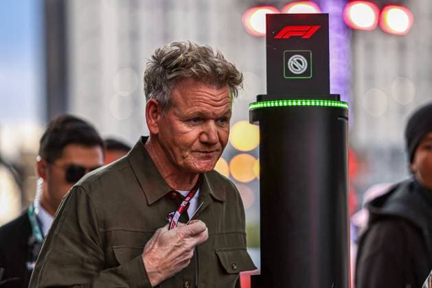 Gordon Ramsey (USA) Chef and Tv Personality during the Sunday of the Formula 1 Heineken Las Vegas Grand Prix 2025 at Las Vegas Strip Circuit, ahead of Round 22 of 24 of the 2025 FIA Formula One World Championship, WM, Weltmeisterschaft (November 20-23, 2025). Formula 1 Heineken Las Vegas Grand Prix 2025