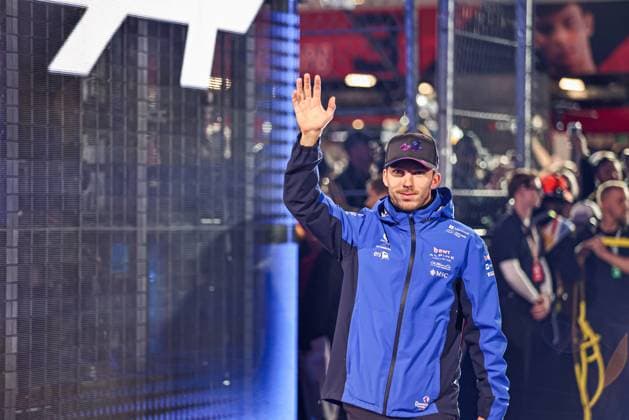 Pierre Gasly (FRA) - Alpine F1 Team - Alpine A525 - Renault during the Sunday of the Formula 1 Heineken Las Vegas Grand Prix 2025 at Las Vegas Strip Circuit, ahead of Round 22 of 24 of the 2025 FIA Formula One World Championship, WM, Weltmeisterschaft (November 20-23, 2025). Formula 1 Heineken Las Vegas Grand Prix 2025