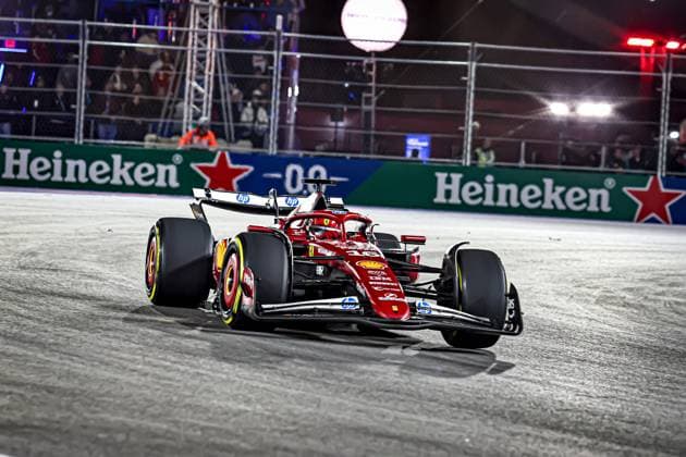 Charles Leclerc (MON) - Scuderia Ferrari - Ferrari SF-25 - Ferrari during the Sunday of the Formula 1 Heineken Las Vegas Grand Prix 2025 at Las Vegas Strip Circuit, ahead of Round 22 of 24 of the 2025 FIA Formula One World Championship, WM, Weltmeisterschaft (November 20-23, 2025). Formula 1 Heineken Las Vegas Grand Prix 2025