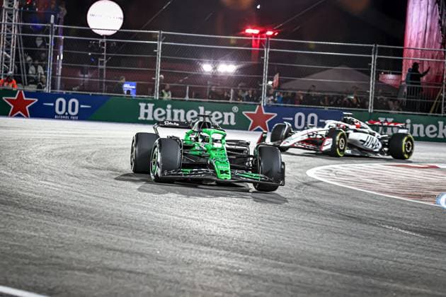 Nico Hulkenberg (GER) - Stake F1 Team Sauber - Sauber C45 - Ferrari during the Sunday of the Formula 1 Heineken Las Vegas Grand Prix 2025 at Las Vegas Strip Circuit, ahead of Round 22 of 24 of the 2025 FIA Formula One World Championship, WM, Weltmeisterschaft (November 20-23, 2025). Formula 1 Heineken Las Vegas Grand Prix 2025