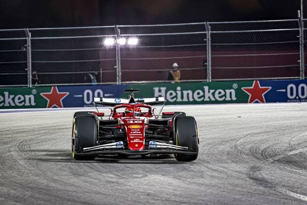 Charles Leclerc (MON) - Scuderia Ferrari - Ferrari SF-25 - Ferrari during the Sunday of the Formula 1 Heineken Las Vegas Grand Prix 2025 at Las Vegas Strip Circuit, ahead of Round 22 of 24 of the 2025 FIA Formula One World Championship, WM, Weltmeisterschaft (November 20-23, 2025). Formula 1 Heineken Las Vegas Grand Prix 2025