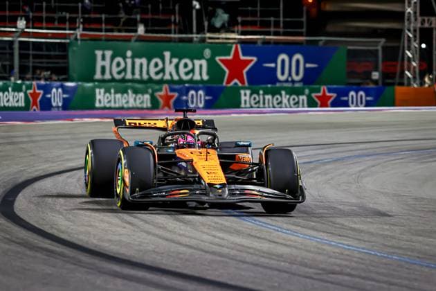 Oscar Piastri (AUS) - McLaren Formula 1 Team - McLaren MCL39 - Mercedes during the Sunday of the Formula 1 Heineken Las Vegas Grand Prix 2025 at Las Vegas Strip Circuit, ahead of Round 22 of 24 of the 2025 FIA Formula One World Championship, WM, Weltmeisterschaft (November 20-23, 2025). Formula 1 Heineken Las Vegas Grand Prix 2025