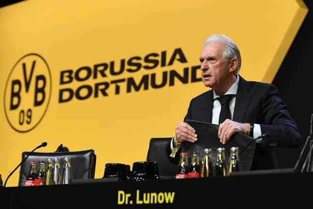 General Meeting Borussia Dortmund on 23 11 2025 in the Westfalenhalle in Dortmund Dr Reinhold Lunow President Dortmund xRx