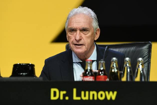 General Meeting Borussia Dortmund on 23 11 2025 in the Westfalenhalle in Dortmund Dr Reinhold Lunow President Dortmund xRx