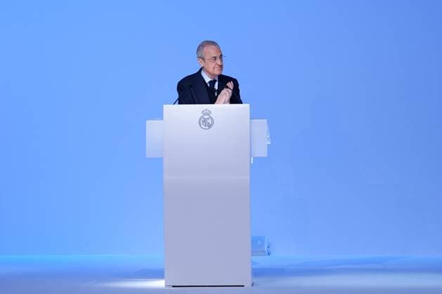 November 23, 2025, Valdebebas, Madrid, Spain: Florentino Perez, President of Real Madrid, attends during the Ordinary General Assembly of Representative Members of Real Madrid C.F. at Ciudad Deportiva Real Madrid on November 23, 2025, in Valdebebas, Madrid, Spain. Valdebebas Spain - ZUMAa181 20251123_zaa_a181_015 Copyright: xDennisxAgyemanx