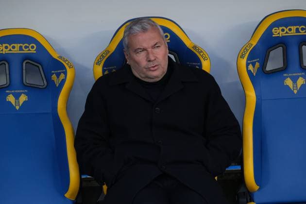 Sean Sogliano, sports director of Hellas Verona FC during the soccer match between Hellas Verona FC and Parma Calcio, MD12 of Serie A Enilive Italian soccer championship 2025 2026 at Marcantonio Bentegodi Stadium on November 23, 2025, Verona, Italy.  Copyright: xRobertoxTommasini IPAxSportx xipa-agency.netx xx IPA_68290197 IPA_Agency_IPA68290197